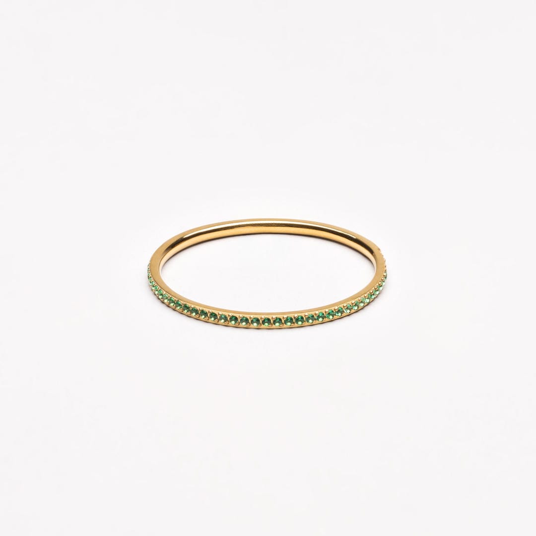 Anillo acentuado con circonita Cielo Verdant