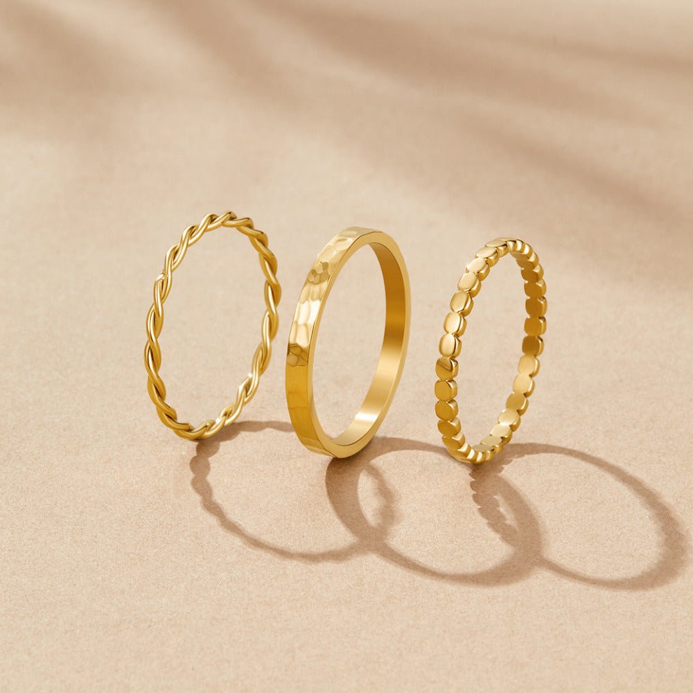 Anillo apilable Hella Gold