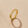 Anillo de cristal dorado Hera
