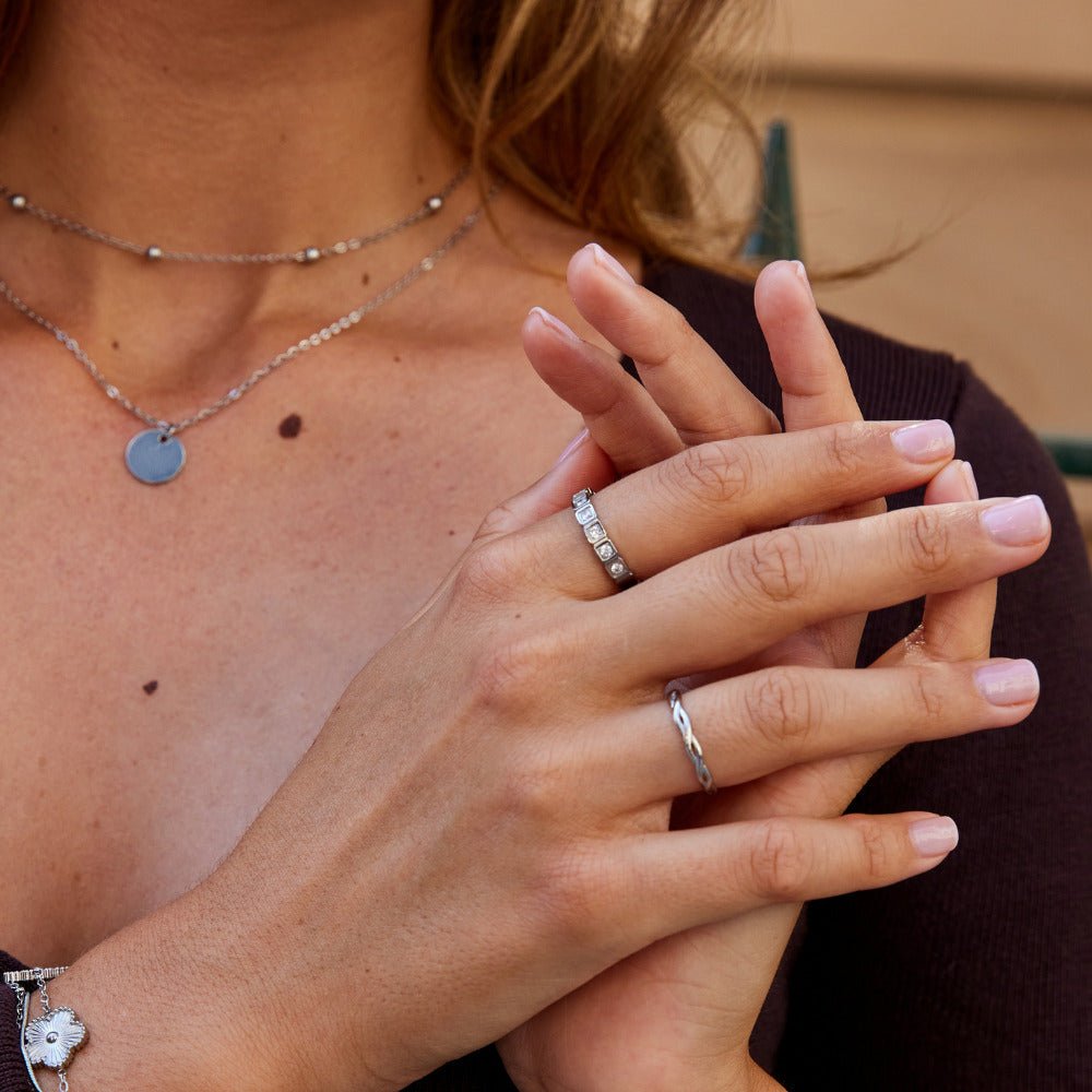 Anillo de Plata Hera con Cristal