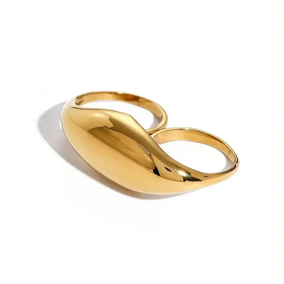 Doble Anillo de Oro Clásico