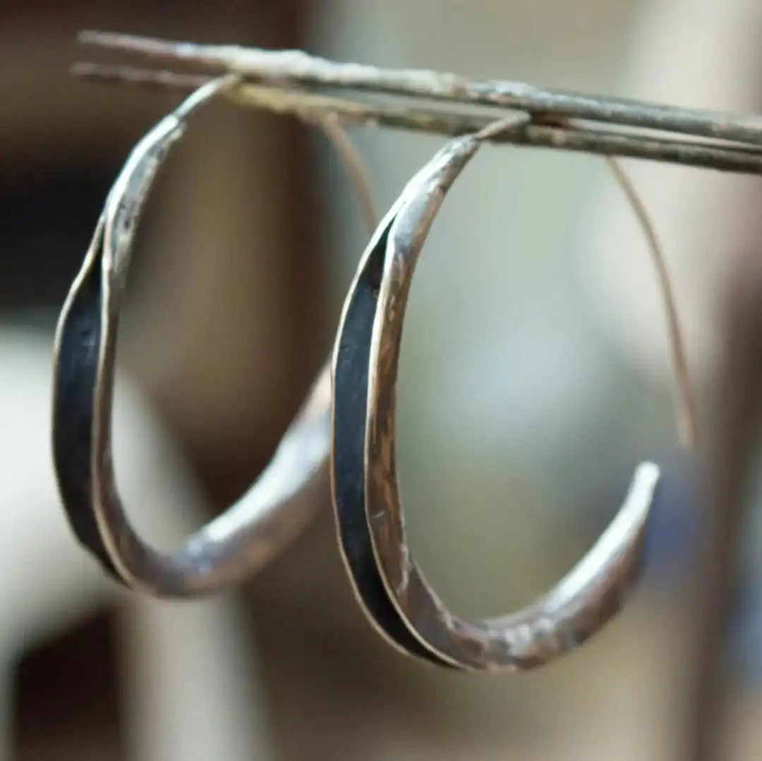 Pendientes de Aro Circulares Llamativos