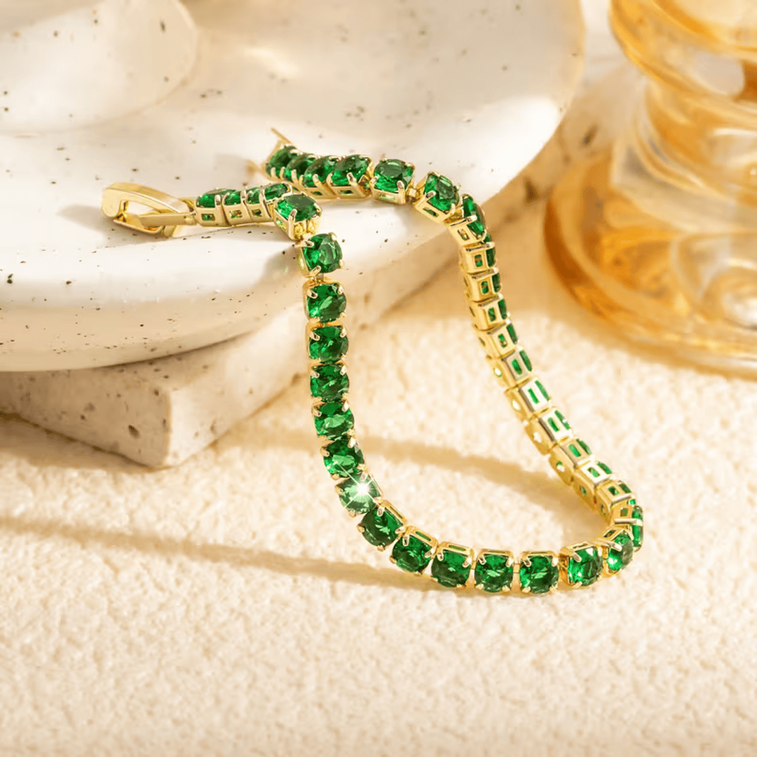 Pulsera tenis de lujo Evergreen