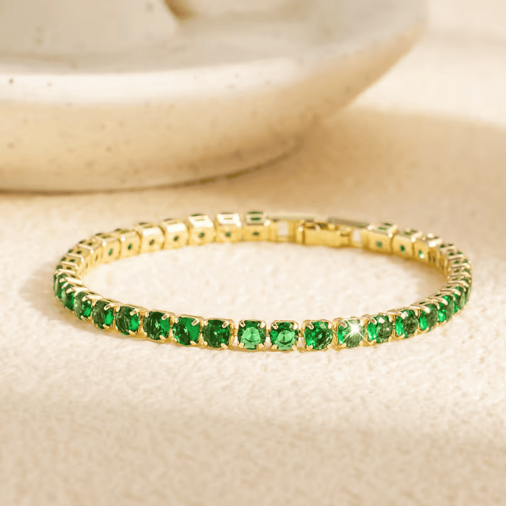 Pulsera tenis de lujo Evergreen