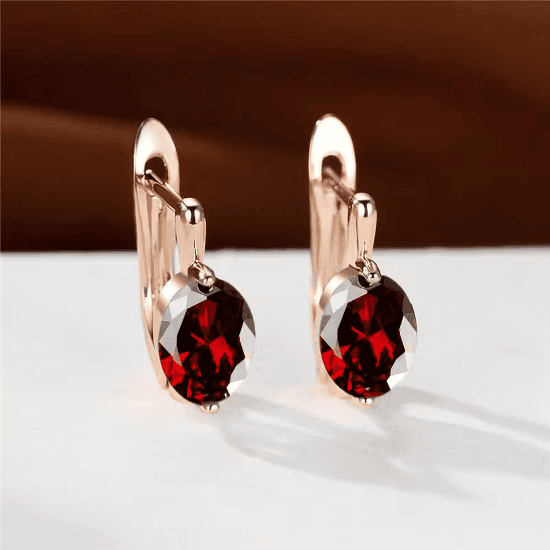 Pendientes Colgantes Ovalados Luminosos