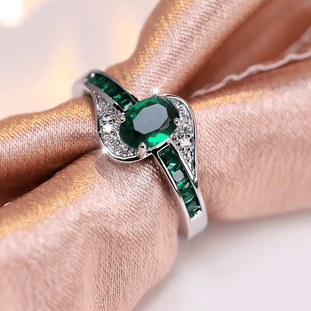 Anillo apilable ondas vintage