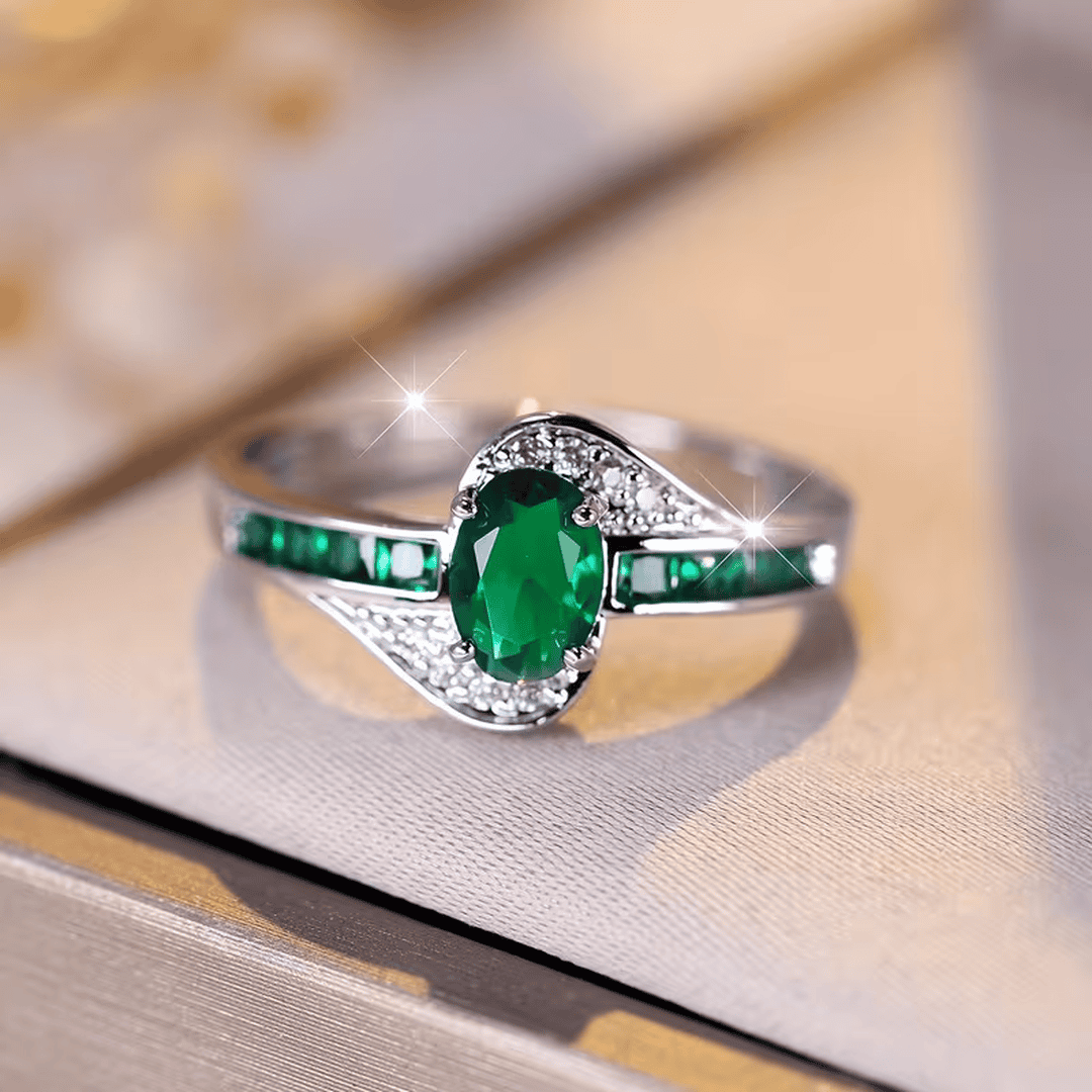 Anillo apilable ondas vintage