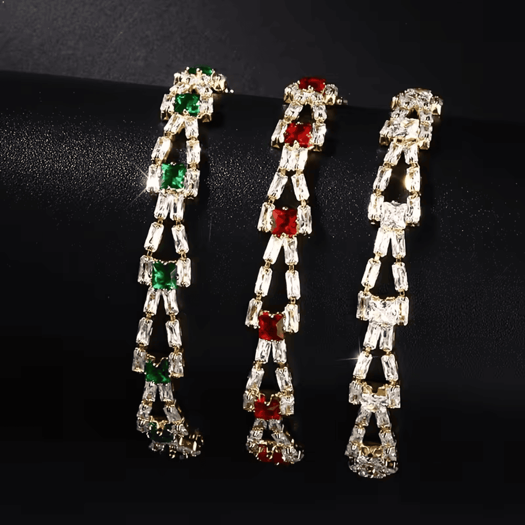 Brazalete Esmeralda Baguette Royale