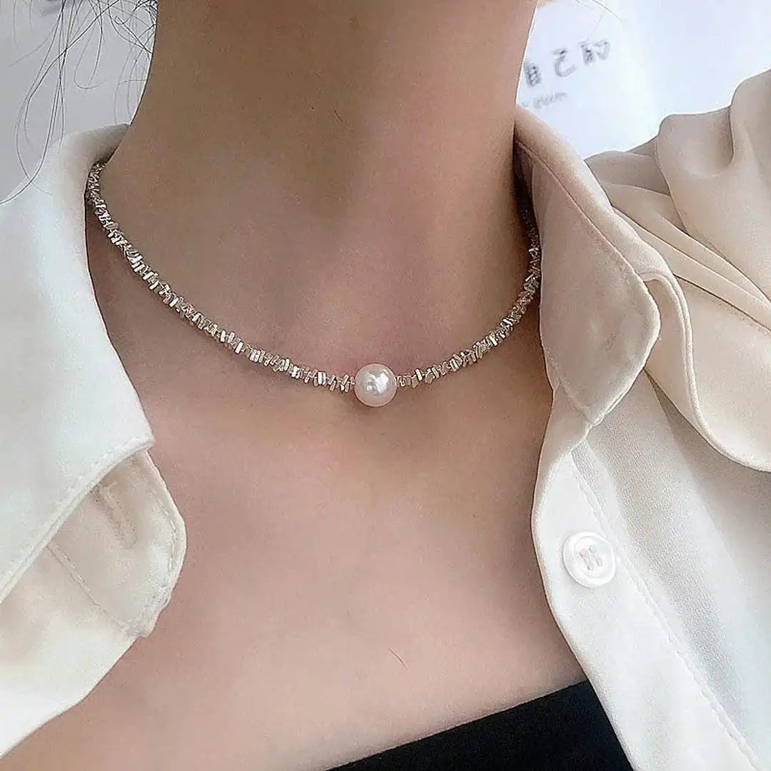 Exquisito collar de perlas