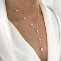 Collar de Perlas Colgante Vintage