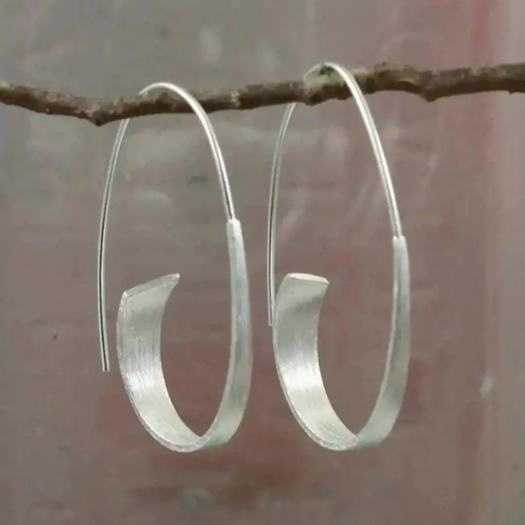 Pendientes de espiral vintage