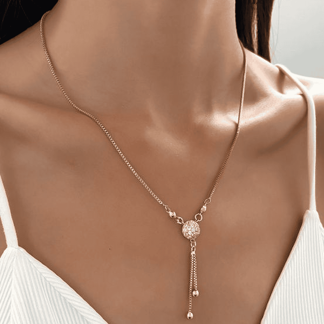Collar con Colgante Vintage Dorado