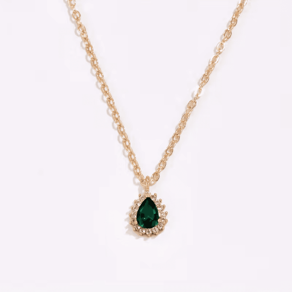 Collar Rocío de Esmeralda Elegante