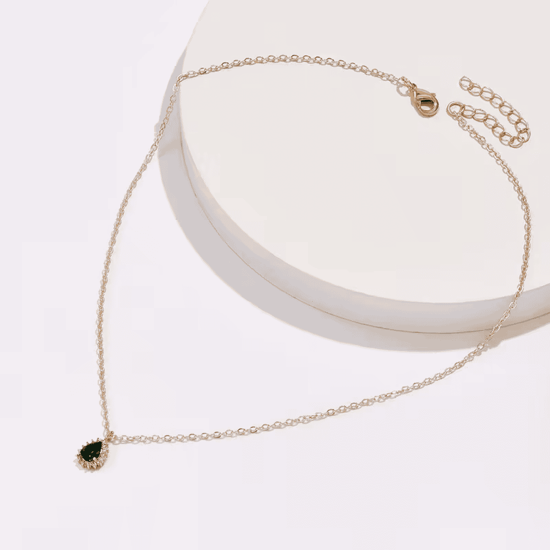 Collar Rocío de Esmeralda Elegante