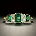 Anillo Esmeralda Antiguo de la Herencia