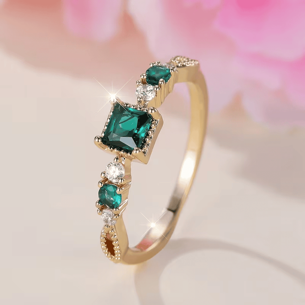 Anillo Esmeralda Trío Evergreen Royale