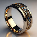 Anillo Infinito Dorado Vintage