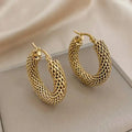 Pendientes de aro Golden Tide
