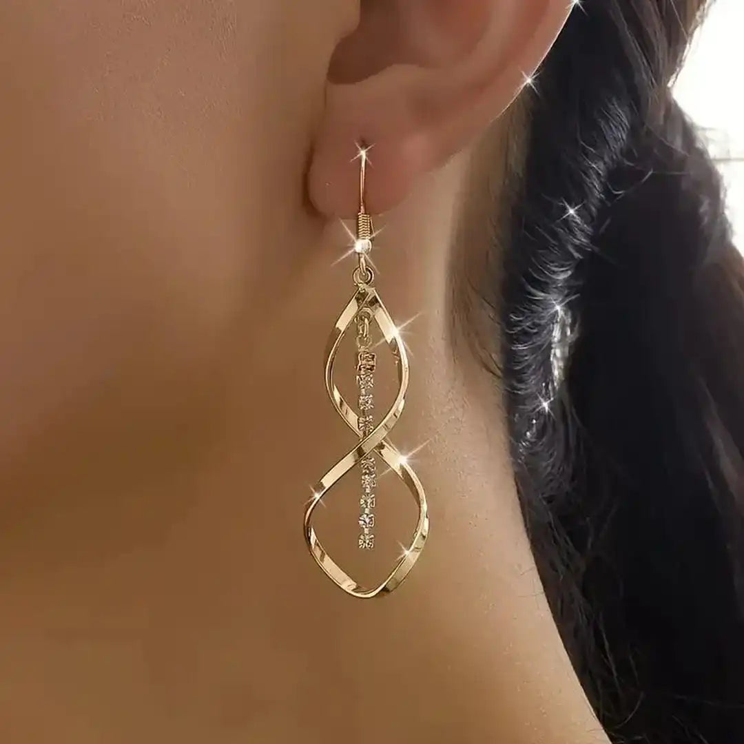 Pendientes Espirales Rayo de Sol