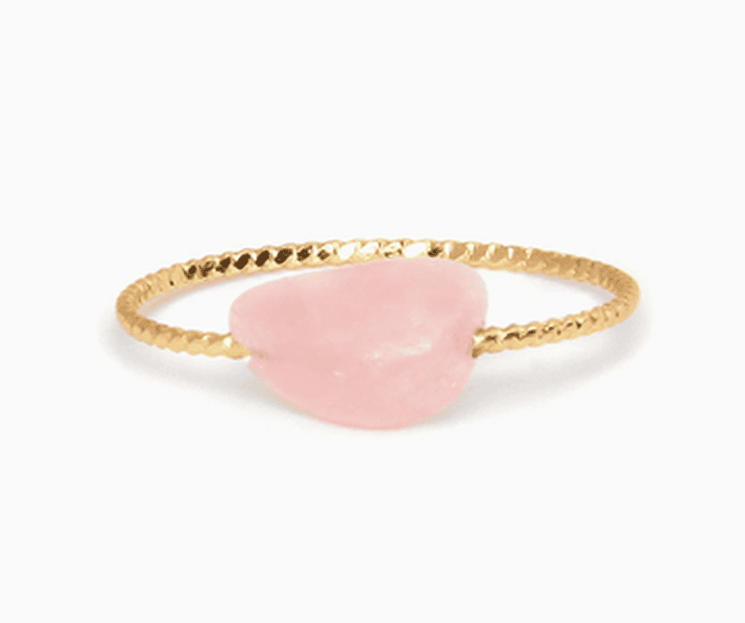 Anillo Delgado con Piedras de Colores