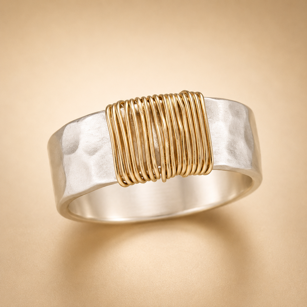 Anillo Vintage de Oro y Plata