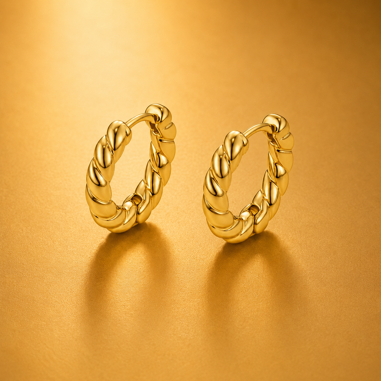 Pendientes de Oro en Espiral