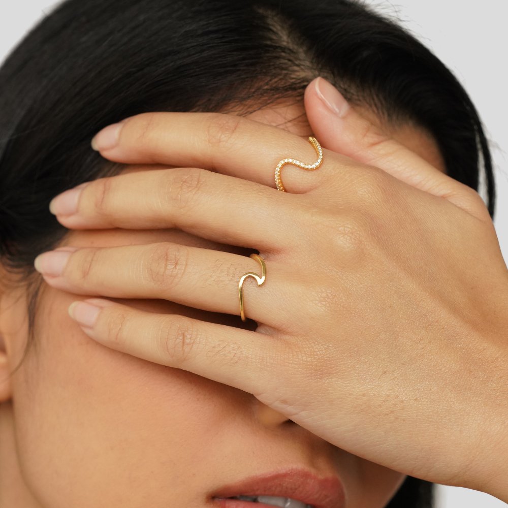 Anillo Imari Ola Dorada