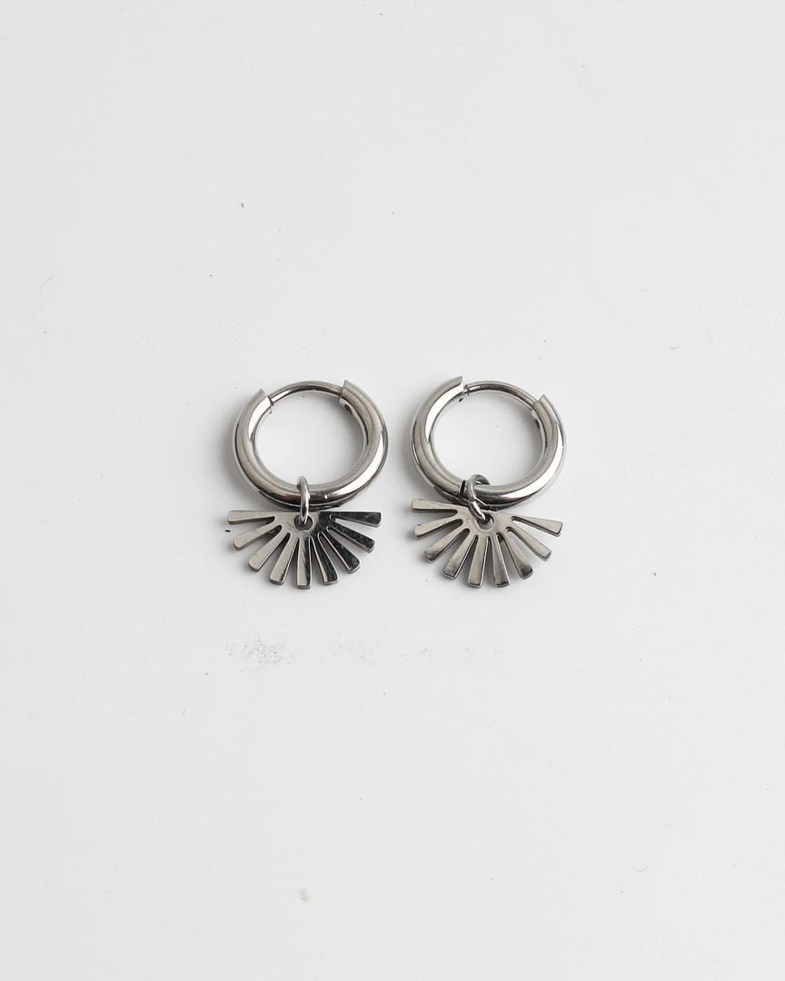 Pendientes de aro Fan Dangle