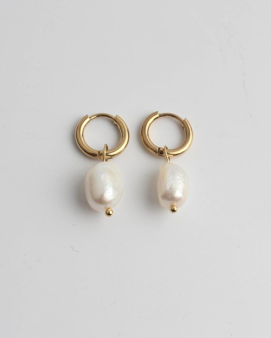 Pendientes Elegantes de Perlas Colgantes