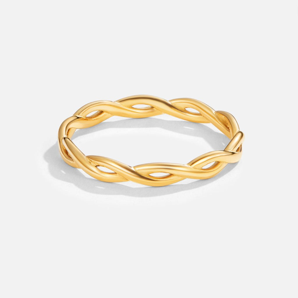 Anillo giratorio Infinity de oro de 18K