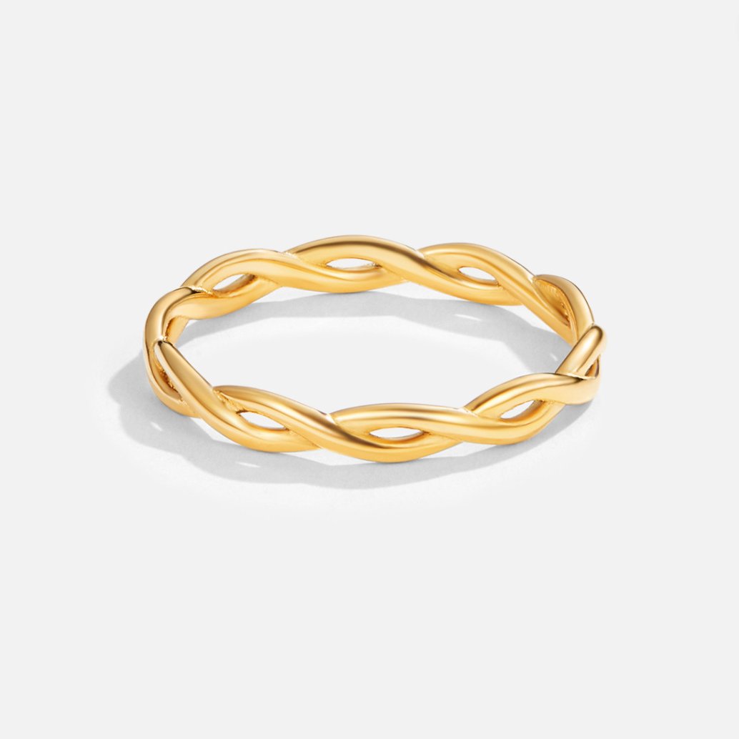 Anillo giratorio Infinity de oro de 18K