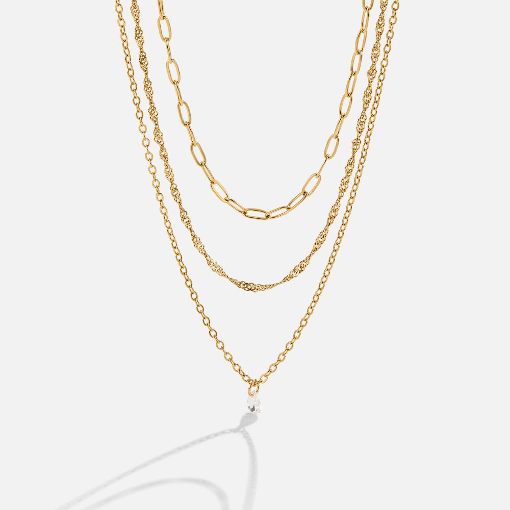 Collar Jana de triple cadena