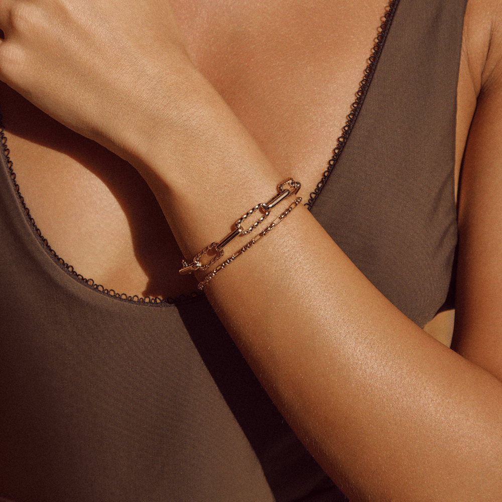 Pulsera de cadena gruesa Jihan
