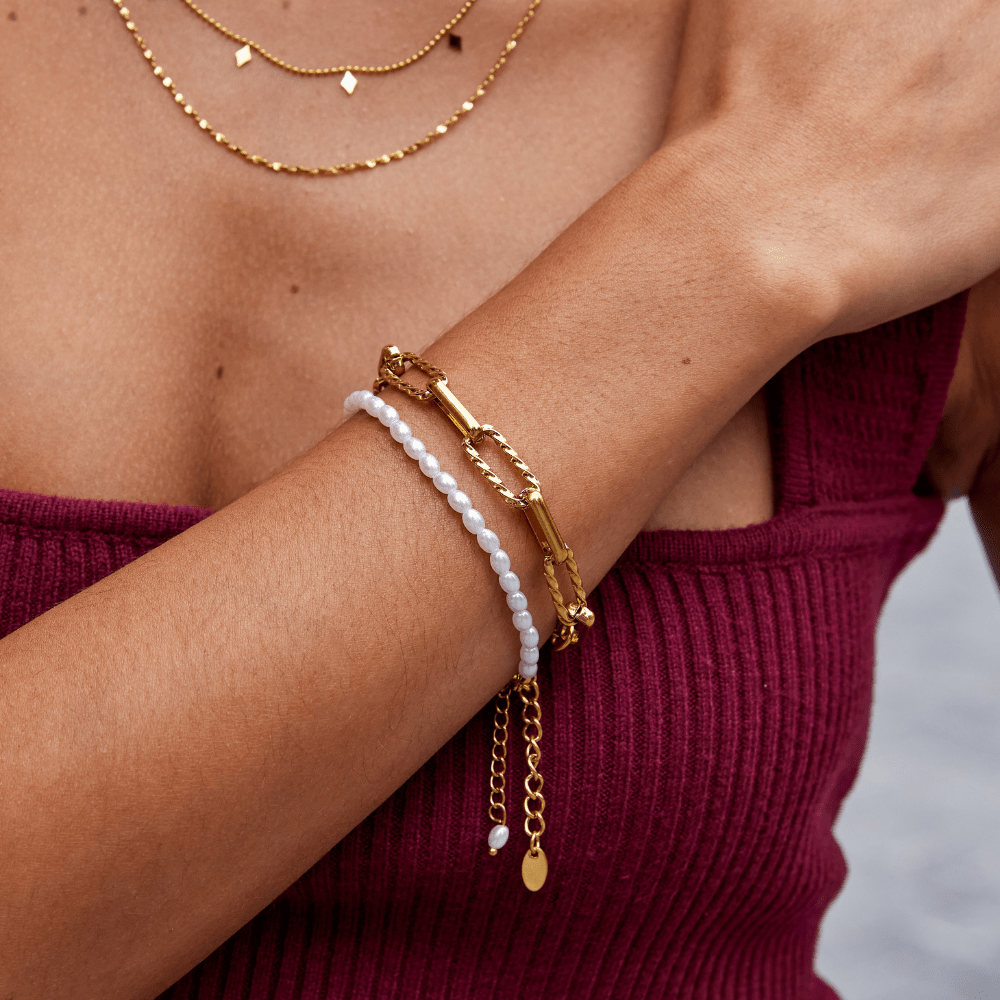 Pulsera de cadena gruesa Jihan