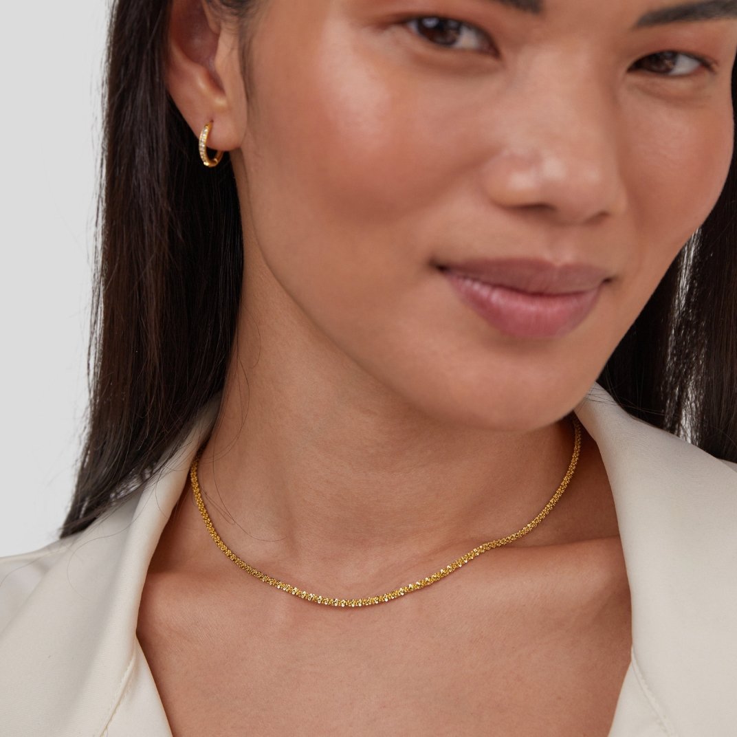 Collar de oro Kai de 18K