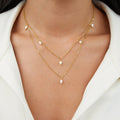 Collar de perlas en capas Kayla