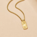 Collar con colgante de oro Kiya