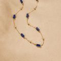 Collar de cuentas de lapislázuli