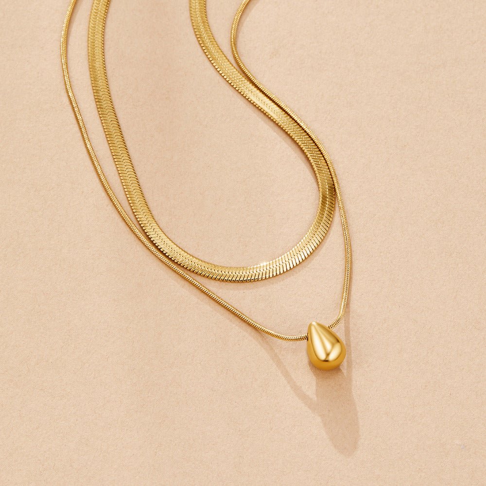 Collar de lágrimas Bella en capas