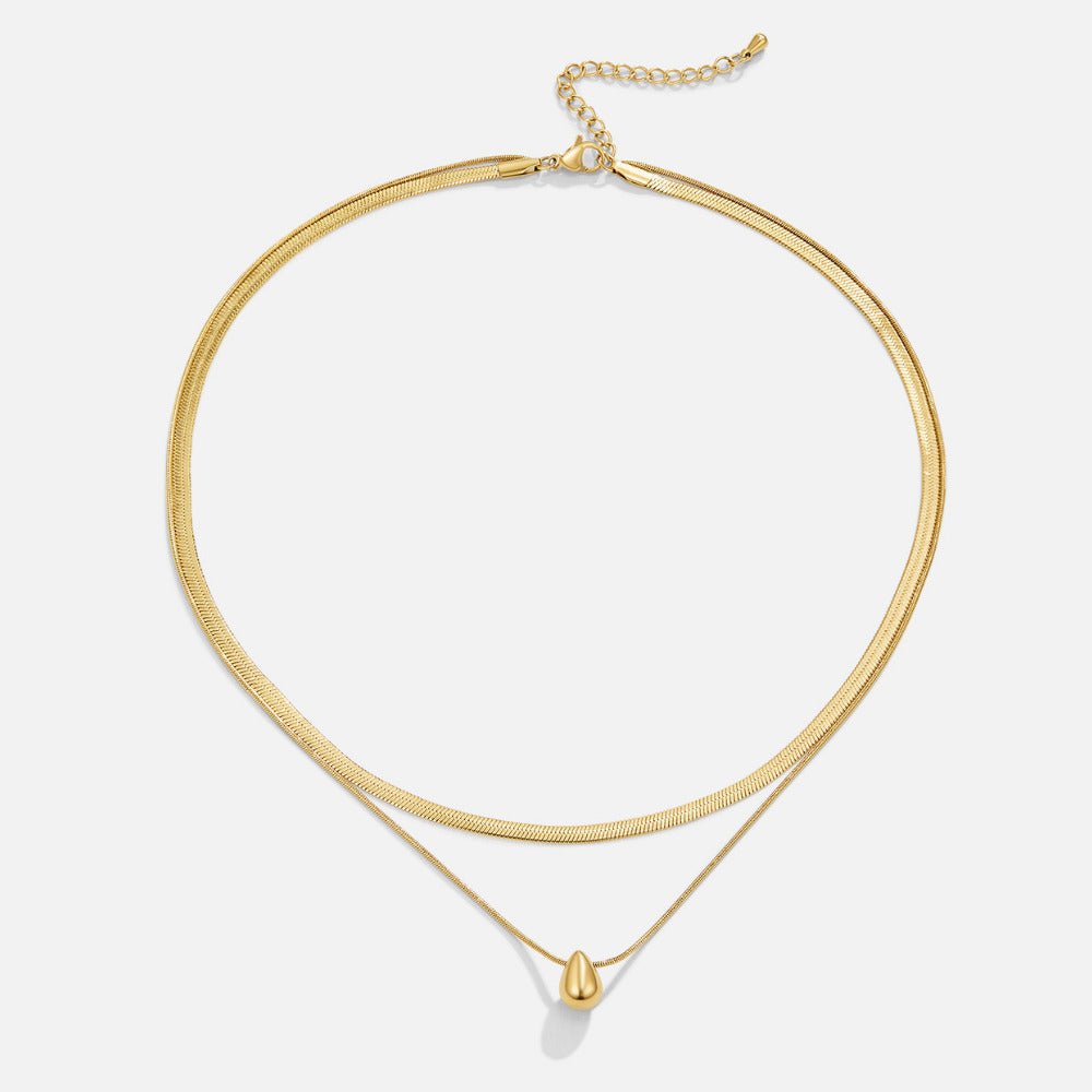 Collar de lágrimas Bella en capas