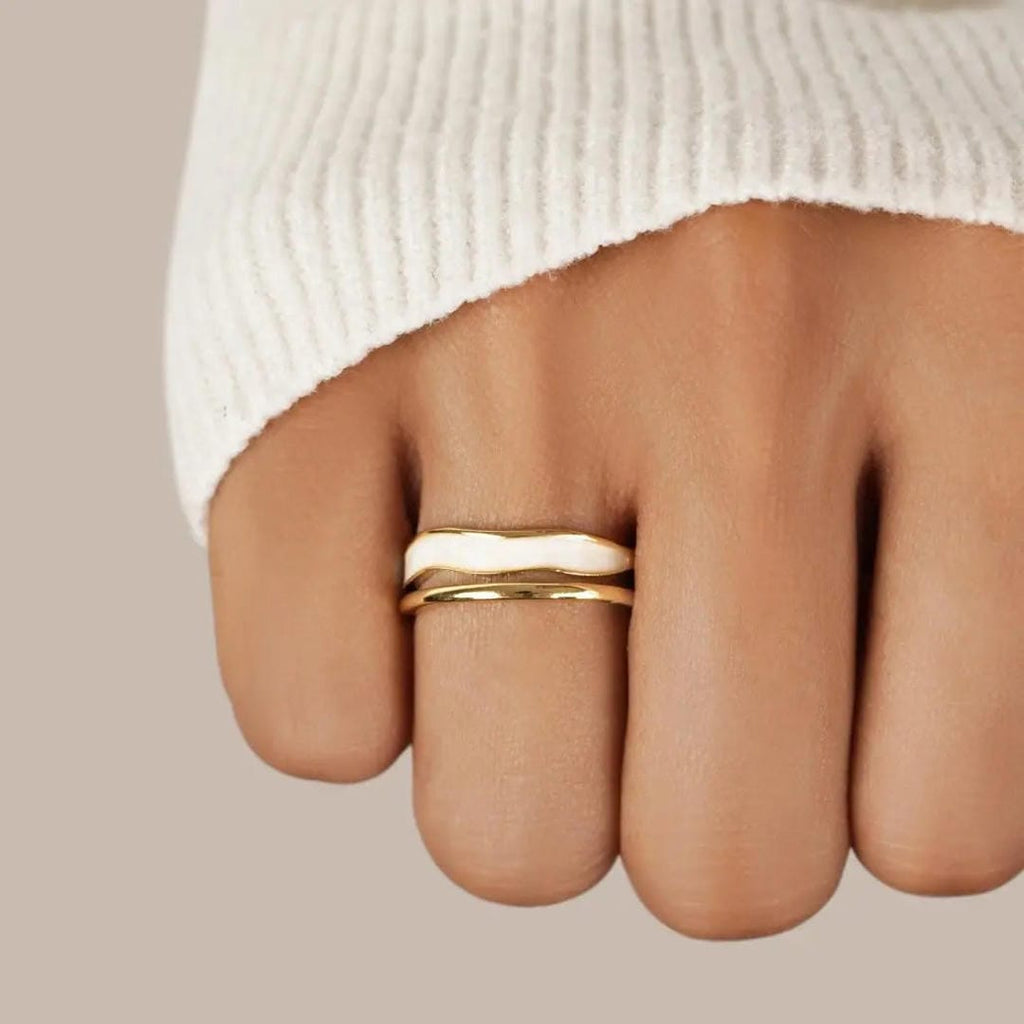 Anillo ajustable de doble capa