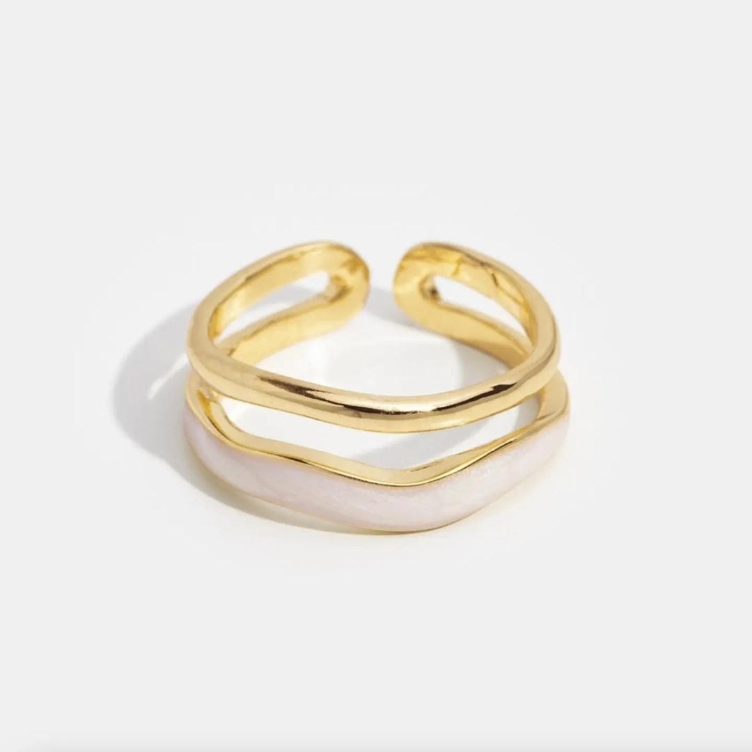 Anillo ajustable de doble capa