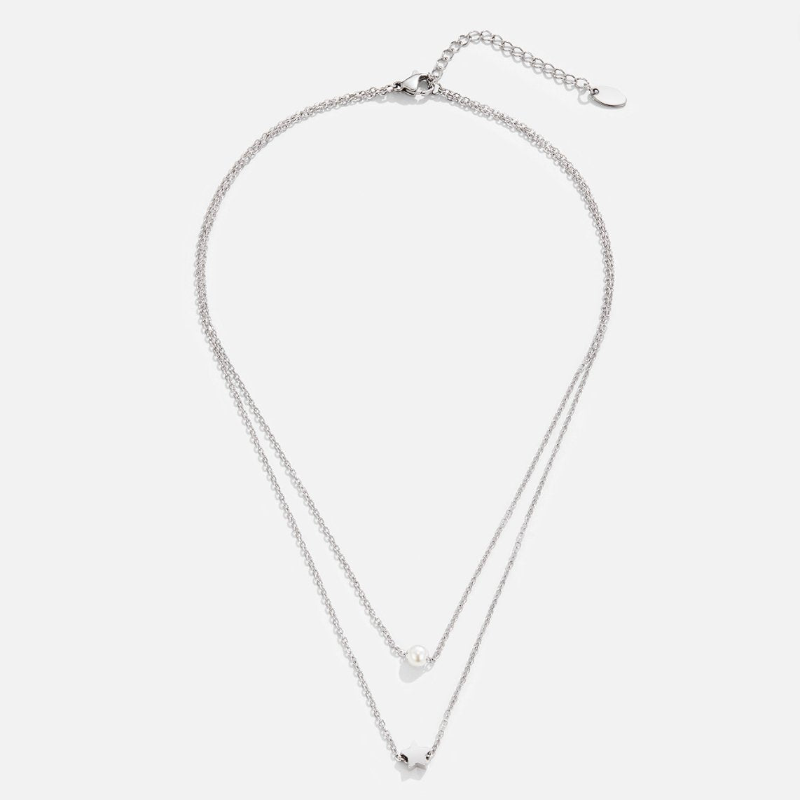 Collar de Perlas y Estrella de Plata de Capas
