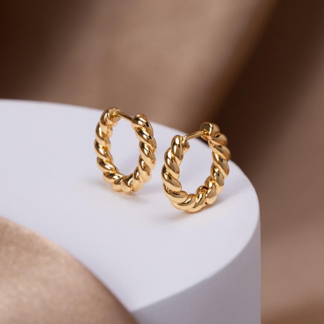 Pendientes de Oro en Espiral
