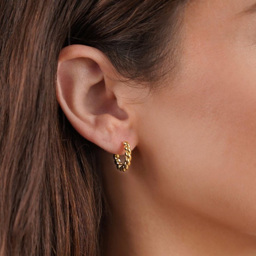 Pendientes de Oro en Espiral