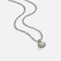 Collar de plata con colgante Liza Jade