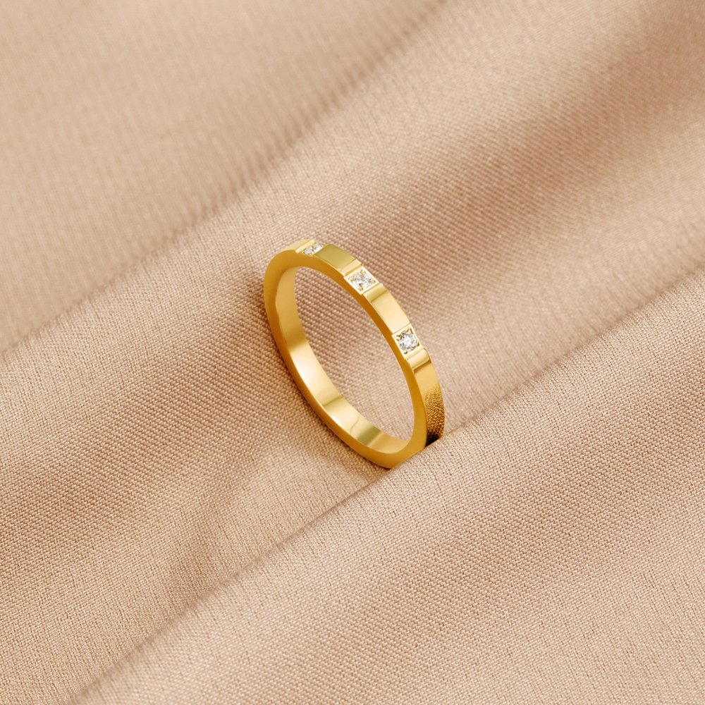 Anillo de cristal Lucia