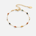 Pulsera de piedras preciosas de equilibrio sereno