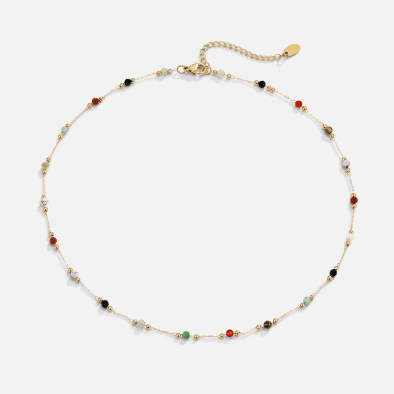 Collar de piedra con cuentas Lulu