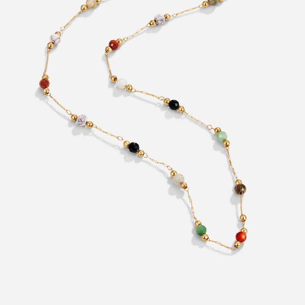 Collar Aria con Gemas Coloridas